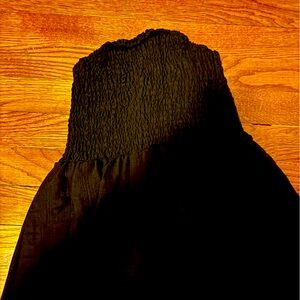 SHEIN , black strapless, maxi dress size large